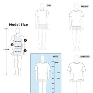 SWAVVY T-shirt court ample blanc pour homme, style été