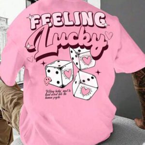 Manfinity Hypemode T-shirt graphique de dés et de slogans pour hommes pour l'été