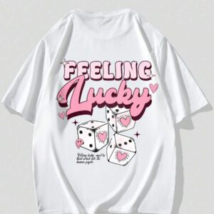 Manfinity Hypemode T-shirt graphique de dés et de slogans pour hommes pour l'été