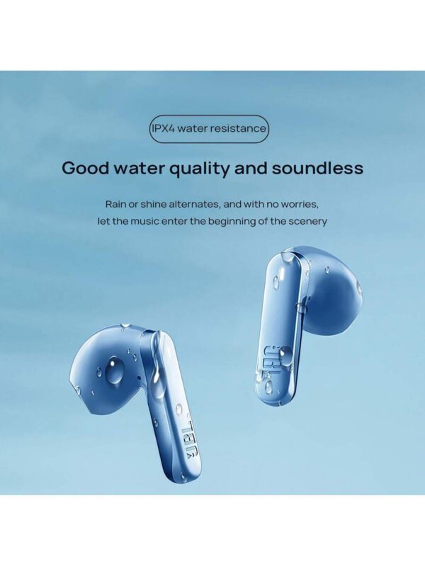 JBL Écouteurs sans fil T280TWS X3 Conduit d'air semi-intra-auriculaire Port longue durée sans douleur Réduction intelligente du bruit ambiant Appel HD 28 heures d'autonomie de la batterie à charge flash IPX4 étanche et résistant à la transpiration Partenaire audio compatible multi-scènes pour le fitness au bureau – Image 6