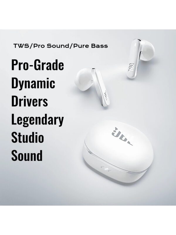 JBL Écouteurs sans fil T280TWS X3 Conduit d'air semi-intra-auriculaire Port longue durée sans douleur Réduction intelligente du bruit ambiant Appel HD 28 heures d'autonomie de la batterie à charge flash IPX4 étanche et résistant à la transpiration Partenaire audio compatible multi-scènes pour le fitness au bureau – Image 15