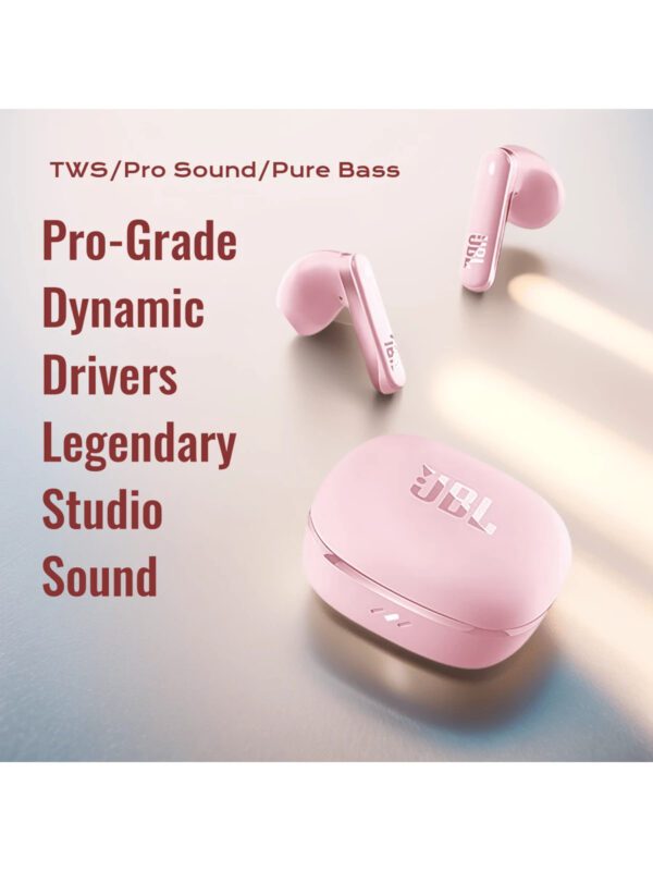 JBL Écouteurs sans fil T280TWS X3 Conduit d'air semi-intra-auriculaire Port longue durée sans douleur Réduction intelligente du bruit ambiant Appel HD 28 heures d'autonomie de la batterie à charge flash IPX4 étanche et résistant à la transpiration Partenaire audio compatible multi-scènes pour le fitness au bureau – Image 21