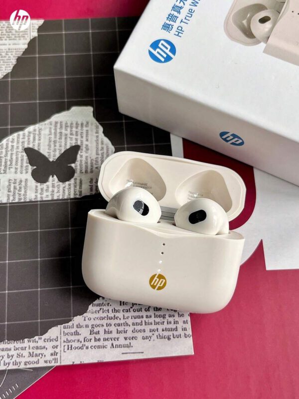 HP Écouteurs sans fil HP avec qualité sonore premium, jumelage automatique 5.3, jusqu'à 30h d'autonomie, légers avec microphone, compatibles Android, casque et haut-parleur de jeu avec microphone, cadeau pour les fêtes, cadeau de la Saint-Valentin – Image 26