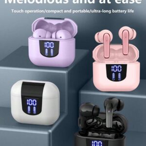 NEW SENYANG Nouveaux écouteurs intra-auriculaires sans fil simples pour couples SENYANG. Mini écouteurs stéréo HD 9D Dolby Bass HIFI pour le sport, la musique et les appels sur Android et les téléphones portables. Oreillettes intelligentes pour le jeu