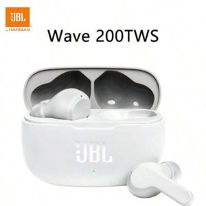 JBL Écouteurs intra-auriculaires sans fil JBL Wave 200TWS d'origine, son grave profond JBL, Bluetooth 5.0, W200TWS écouteurs true wireless TWS sport JBL