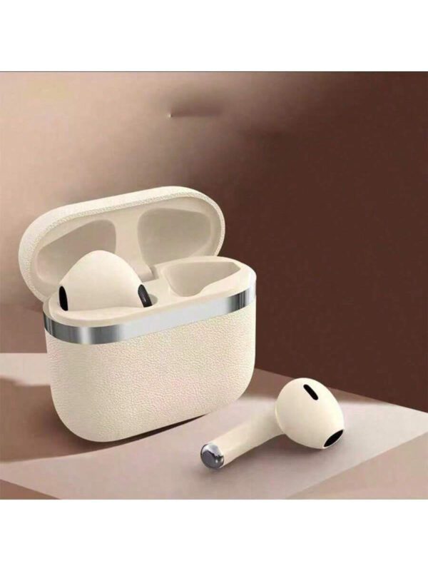 Nouveau casque Bluetooth TWS à texture de cuir, écouteurs sans fil HiFi avec micro, réduction de bruit, écouteurs de jeu et de mouvement – Image 2