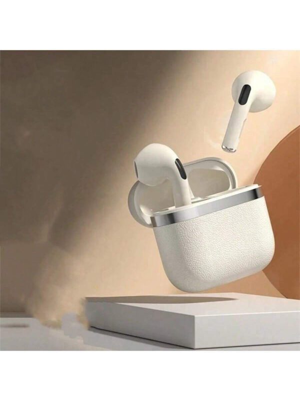 Nouveau casque Bluetooth TWS à texture de cuir, écouteurs sans fil HiFi avec micro, réduction de bruit, écouteurs de jeu et de mouvement – Image 3