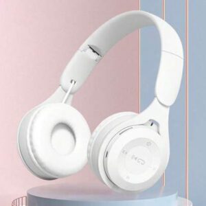 Casque d'écoute sans fil supra-auriculaire, sans fil et filaire, modes TF multiples, ajustement confortable avec microphone, casque stéréo HiFi pliable et léger, graves profonds pour la maison, le bureau, le téléphone portable et l'ordinateur