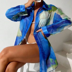 Swim Vcay Veste Kimono À Nouer Pour Femme