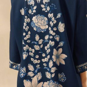 CAJUNI Pareo femme imprimé fleuri tropical style boho, coupe ample et décontractée