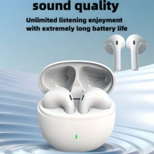 2025 Écouteurs sans fil à la mode, écouteurs intra-auriculaires BT 5.3 avec graves puissants, autonomie ultra longue, écouteurs étanches Air Pod avec microphones pour ordinateur portable, tablette, téléphone, sport. Vie de la batterie (180 mAh), nom Bluetooth (H7).