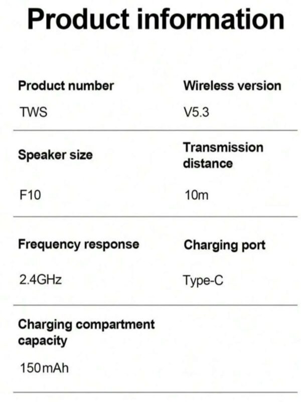 Écouteurs Bluetooth sans fil originaux T2 avec affichage numérique LED, casque antibruit HIFI stéréo transparent pour téléphones – Image 9