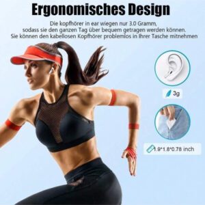 Écouteurs sans fil véritables, casque sans fil avec étui de recharge inclus, plus de 24 heures d'autonomie, configuration sans effort pour téléphone, casque, casque sans fil, casque
