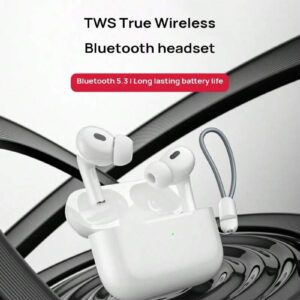 Newmine Écouteurs sans fil Bluetooth T5S Pro | Bluetooth 5.3 | Autonomie de 50 h | [Affichage LED de la batterie] | Graves approfondis | Annulation du bruit à 4 microphones ENC | Charge rapide USB-C | Mode Jeu avec latence ultra-basse de 0,038 s | Étanche IPX7 | Contrôle tactile intra-auriculaire confortable