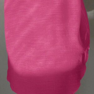 SHEIN Swim Chemise décontractée d'été en fibre de bambou avec boutons, minimaliste et à la mode pour une utilisation quotidienne