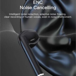 Écouteurs sans fil semi-intra-auriculaires G03, version 5.3, résistants à la transpiration et imperméables pour le sport, faible latence sans fil pour jeux et musique, avec longue durée de vie de la batterie