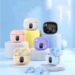Nouveaux écouteurs sans fil Bluetooth 5.3 TWS X87 d'origine avec affichage LED, casque stéréo à commande tactile et réduction de bruit