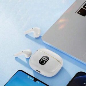 Nouveaux écouteurs sans fil Bluetooth 5.3 TWS X87 d'origine avec affichage LED, casque stéréo à commande tactile et réduction de bruit