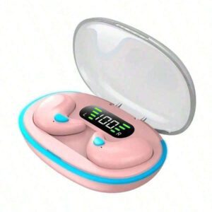X55 Écouteurs intra-auriculaires sans fil pour le sommeil Mini casques Bluetooth TWS pour le travail Écouteurs stéréo cachés avec micro Appels HD Étanche 150mAh