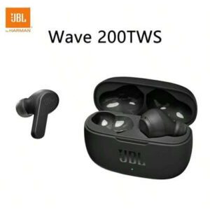 JBL Écouteurs intra-auriculaires sans fil JBL Wave 200TWS d'origine, son grave profond JBL, Bluetooth 5.0 W200TWS, écouteurs sans fil TWS véritables JBL pour le sport