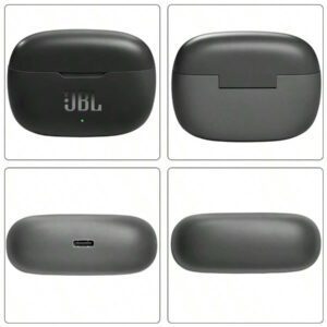 JBL Écouteurs intra-auriculaires sans fil JBL Wave 200TWS d'origine, son grave profond JBL, Bluetooth 5.0 W200TWS, écouteurs sans fil TWS véritables JBL pour le sport