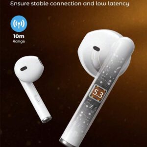 Écouteurs sans fil, casque sans fil, casque, écouteurs intra-auriculaires, casque Bluetooth sans fil, réduction de bruit stéréo, Bluetooth 5.30, musique HD, longue durée de vie de la batterie