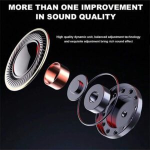 1 pièce Écouteurs Bluetooth sans fil universels, écouteurs intra-auriculaires stéréo haute qualité HIFI pour la musique, compatibles avec 16/Pro/Max/Plus, Galaxy S25/S24/S23/S22/S21/S20