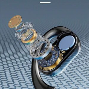 NEW SENYANG Nouveau casque d'écoute sans fil véritable sur l'oreille Senyang. Écouteurs intra-auriculaires de sport confortables, stéréo HD, basse Dolby, pour appels haute définition, adaptés aux jeux sur Android et téléphones portables, idéaux pour la musique pour couples, écouteurs intelligents