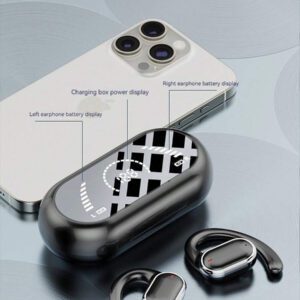NEW SENYANG Nouveau casque d'écoute sans fil véritable sur l'oreille Senyang. Écouteurs intra-auriculaires de sport confortables, stéréo HD, basse Dolby, pour appels haute définition, adaptés aux jeux sur Android et téléphones portables, idéaux pour la musique pour couples, écouteurs intelligents