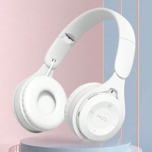 Casque d'écoute sans fil supra-auriculaire, sans fil et filaire, modes TF multiples, ajustement confortable avec microphone, casque stéréo HiFi pliable et léger, graves profonds pour la maison, le bureau, le téléphone portable et l'ordinateur