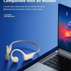PHILIPS Casque Bluetooth PHILIPS TAA1708, crochet d'oreille son ambiophonique HIFI, audio directionnel, pour sport, course à pied, cyclisme, longue durée de vie de la batterie, annulation du bruit, appel, musique, jeux, casque sans fil à écouteurs ouverts, compatible avec les smartphones et les ordinateurs