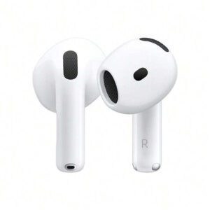 Apple Casque Bluetooth Airpods4, appels plus clairs, confortable à porter, facile à configurer et à connecter, commutation automatique d'appareil, partage audio multi-appareils, universel pour téléphones et tablettes Apple, blanc