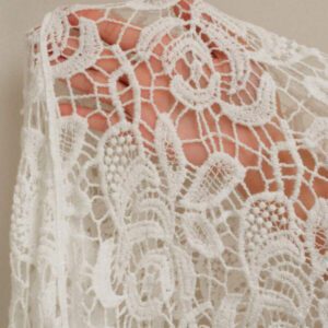 SHEIN Swim Nouveau cache-maillot d'été élégant et sexy pour femme en tricot ajouré blanc, pour la plage et les villégiatures