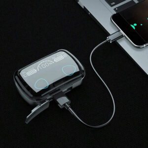 2025 M10 Écouteurs sans fil avec boîte de charge Casque Écouteurs intra-auriculaires stéréo 9D pour le sport avec microphone Bluetooth
