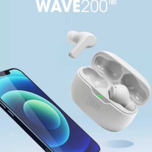 JBL Écouteurs sans fil véritables JBL WAVE 200TWS Bluetooth intra-auriculaires avec super graves