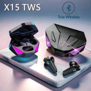 Nouveaux écouteurs Bluetooth TWS sans fil Écouteurs 65 ms Faible latence Écouteurs esport Gaming Casque Gamer Écouteur avec affichage LED Casque stéréo à commande tactile
