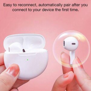 Écouteurs sans fil véritables avec étui de recharge inclus, autonomie de 24h, connexion téléphonique sans effort