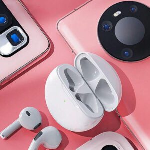 Écouteurs sans fil véritables avec étui de recharge inclus, autonomie de 24h, connexion téléphonique sans effort
