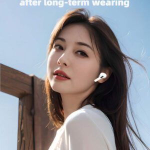 Écouteurs sans fil, casque sans fil, écouteur sans fil, casque sans fil 2025 HiFi stéréo, écouteurs intra-auriculaires avec longue autonomie, écouteurs de sport sans fil 5.3 pour Android et iOS