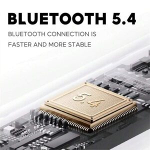 Lenovo Écouteurs sans fil mini Lenovo EA230 Véritable sans fil, Bluetooth 5.4, écouteurs gaming à faible latence, contrôle tactile, longue durée de vie de la batterie, voix HD avec micro réduction de bruit, écouteurs sans fil intra-auriculaires