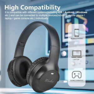 Nouveaux écouteurs sans fil rétractables et pliables, stéréo HIFI avec graves puissants, longue durée de vie de la batterie, cadeau abordable, modèle résistant aux explosions, convient pour le jeu, le téléphone portable, résistant à la transpiration avec micro, compatibilité totale, faible latence