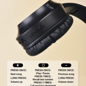 Nouveaux écouteurs sans fil rétractables et pliables, stéréo HIFI avec graves puissants, longue durée de vie de la batterie, cadeau abordable, modèle résistant aux explosions, convient pour le jeu, le téléphone portable, résistant à la transpiration avec micro, compatibilité totale, faible latence