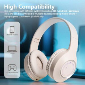 Nouveaux écouteurs sans fil rétractables et pliables, stéréo HIFI avec graves puissants, longue durée de vie de la batterie, cadeau abordable, modèle résistant aux explosions, convient pour le jeu, le téléphone portable, résistant à la transpiration avec micro, compatibilité totale, faible latence