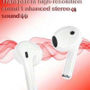 ASUS Écouteurs sans fil Asus AS-UI avec micro, écouteurs intra-auriculaires semi-intra-auriculaires anti-bruit, casque avec micro compatible avec /Android/iOS