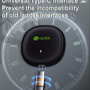 ASUS Écouteurs sans fil Asus AS-UI avec micro, écouteurs intra-auriculaires semi-intra-auriculaires anti-bruit, casque avec micro compatible avec /Android/iOS