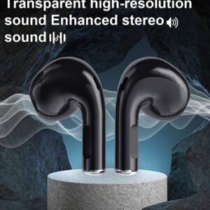ASUS Écouteurs sans fil Asus AS-UI avec micro, écouteurs intra-auriculaires semi-intra-auriculaires anti-bruit, casque avec micro compatible avec /Android/iOS