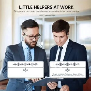 Nouveau traducteur d'oreille sans fil OWS avec 144 langues, écouteurs Bluetooth à traduction en temps réel avec IA pour les voyages et les affaires