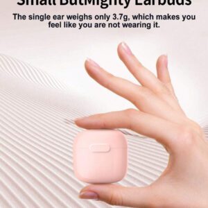 Écouteurs sans fil, conception intra-auriculaire, réduction du bruit, qualité sonore stéréo Hi-Fi, sans délai, capteur tactile, convient aux sports, compatible avec Android/iOS et autres smartphones, longue durée de la batterie