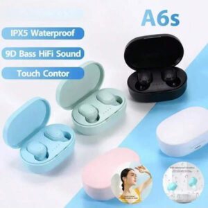 Écouteurs sans fil TWS A6S Bluetooth 5.3 Écouteurs intra-auriculaires à contrôle tactile avec micro. Écouteurs sport étanches pour Xiao Mi