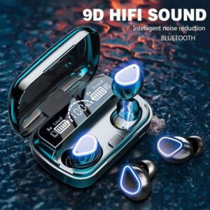Écouteurs Bluetooth M10 mains-libres avec affichage LED, écouteurs Bluetooth stéréo haute fidélité, écouteurs sans fil étanches, casque de jeu Bluetooth sans fil, écouteurs stéréo de sport avec réduction de bruit et microphone